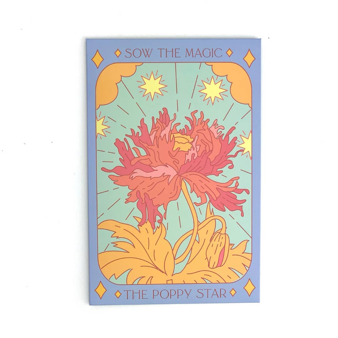 The Poppy Star Tarot Garden + Gift Seed Packet