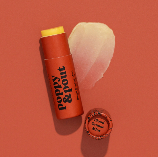 Poppy & Pout Hydrating Blood Orange Mint Lip Balm