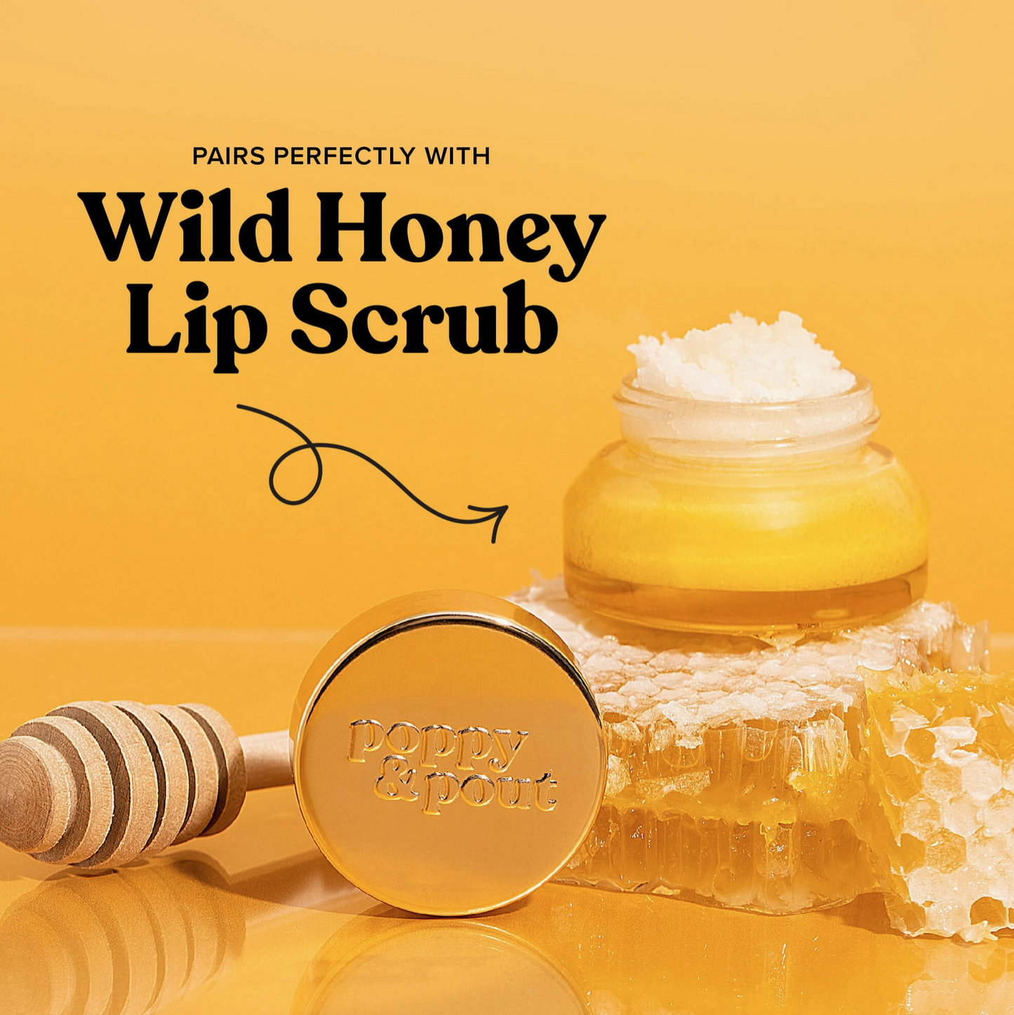 Poppy & Pout Hydrating Wild Honey Lip Balm