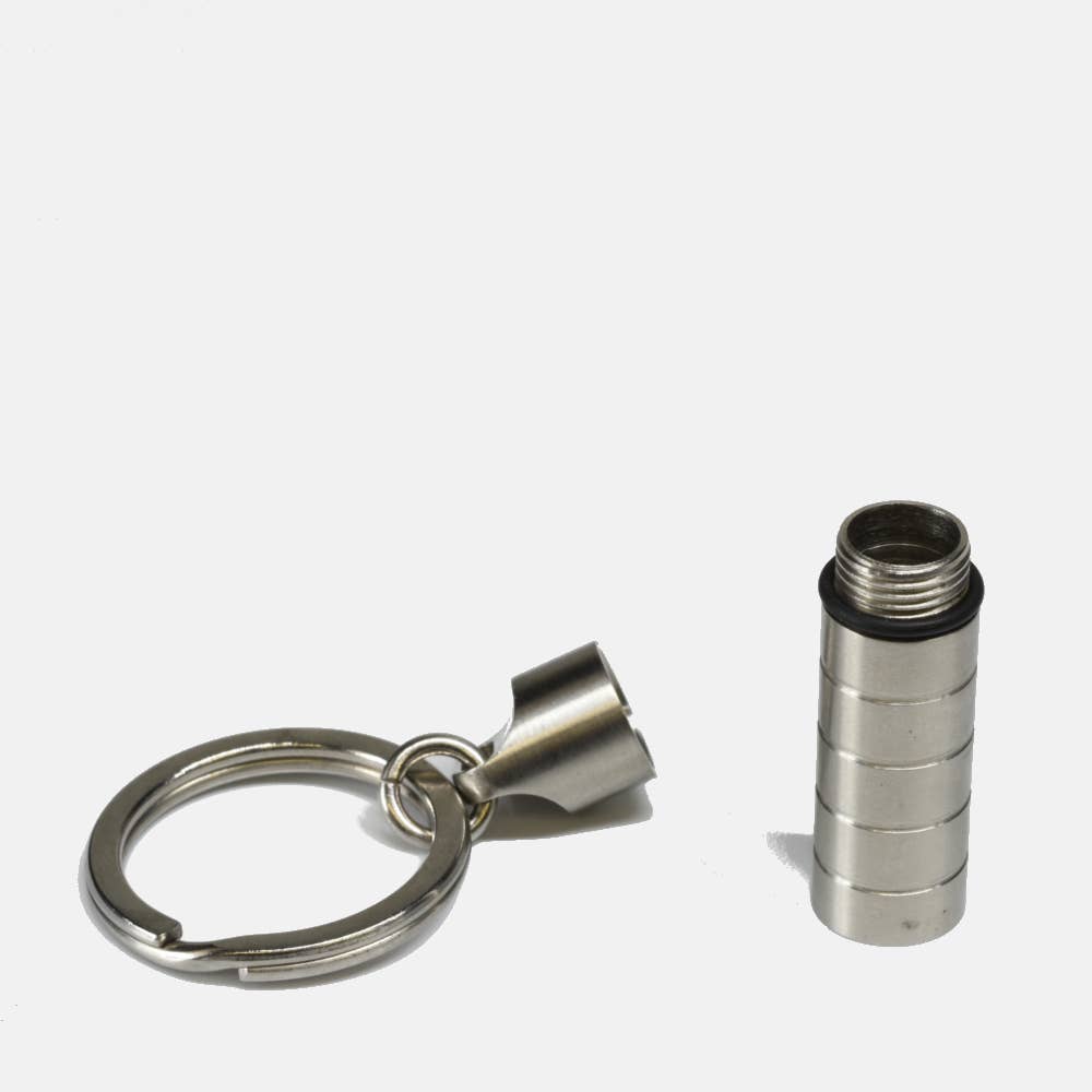 Steel Keychain Cash Tin