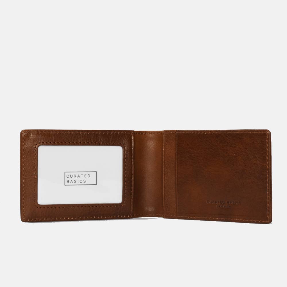 Dual Back Pockets Slim Bi-fold Wallet