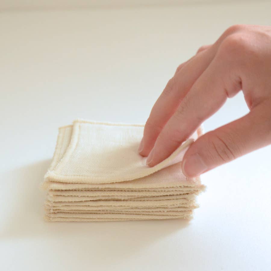 Japanese Reusable Organic Cotton Makeup Pads