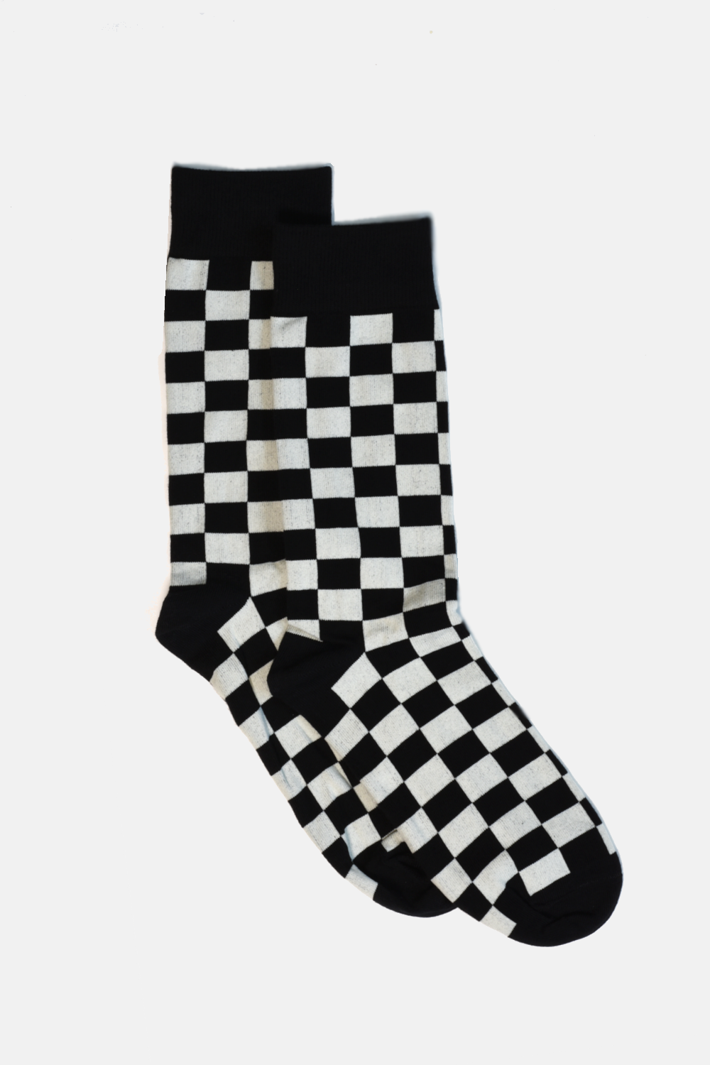 Black Checker Socks