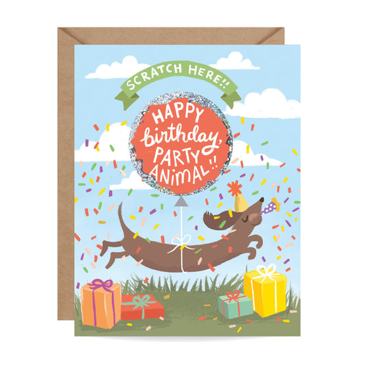Party Animal Scratch-off Card