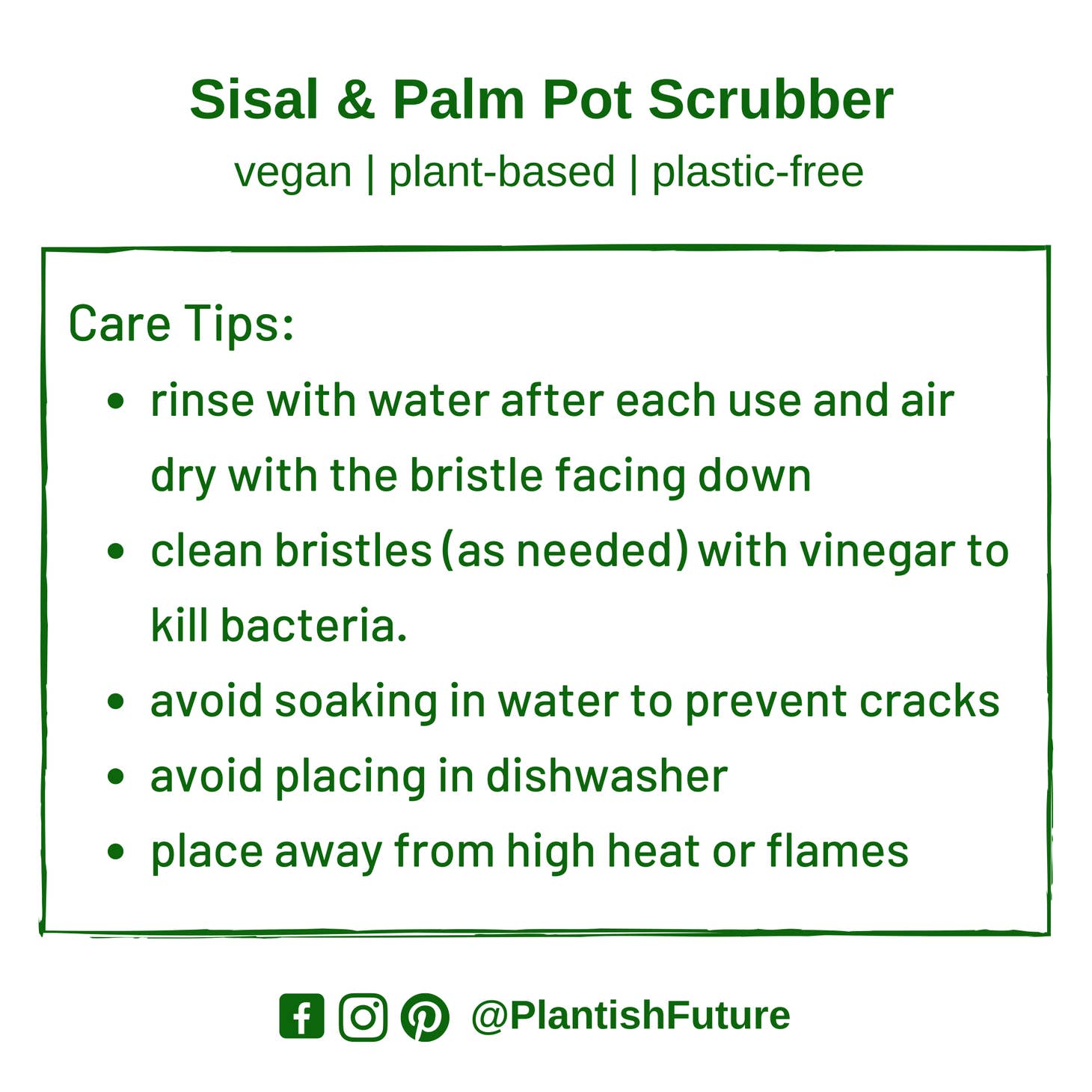 Sisal & Palm Pot Scrubber – kindfolk-goods