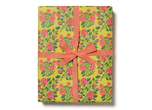 Grateful Roses wrapping paper rolls