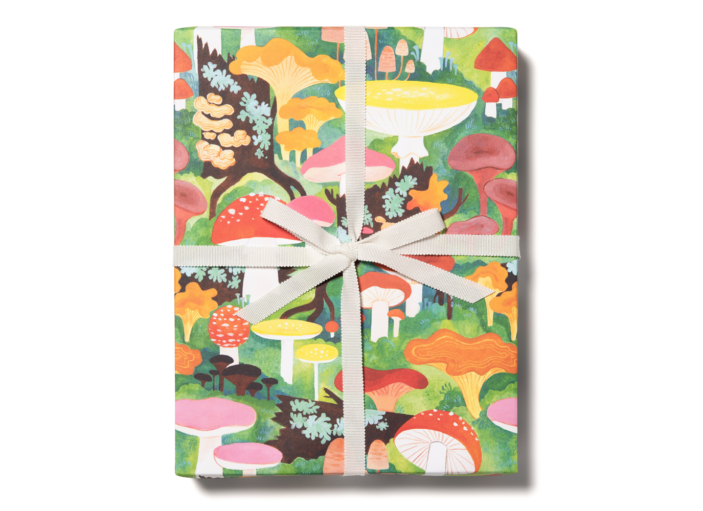 Woodland Mushrooms wrapping paper rolls