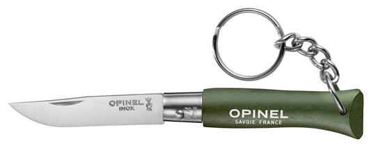 No.04 Stainless Folding Key Chain Knife - Forest Green