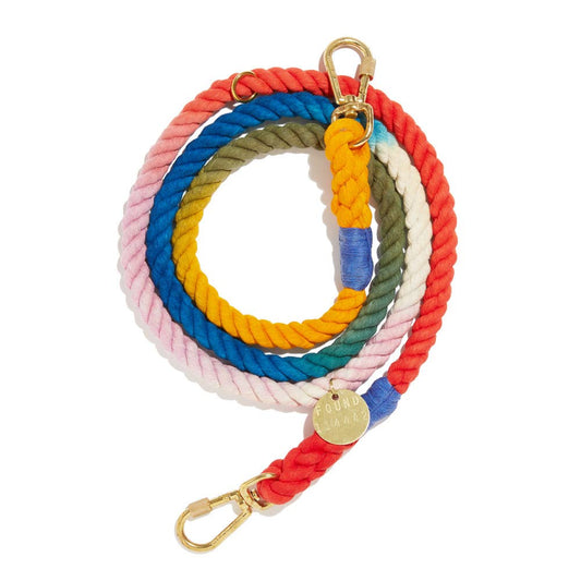 Original Adjustable The Henri Ombre Cotton Rope Dog Leash